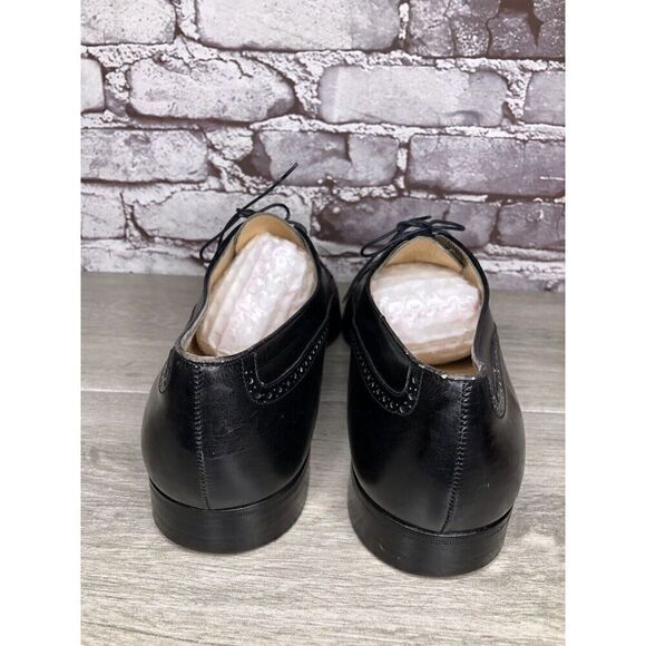 Salvatore Ferragamo Firenze Black Wingtip Oxfords Dress Shoes Men Sz 11D US/44EU main image 16